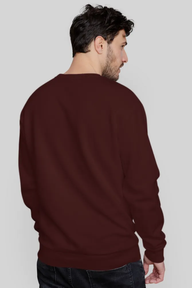 Maroon Sweatshirt for men