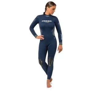 Open Box Cressi 3mm Ladys Fast Full Wetsuit Back-Zip, Size: Small