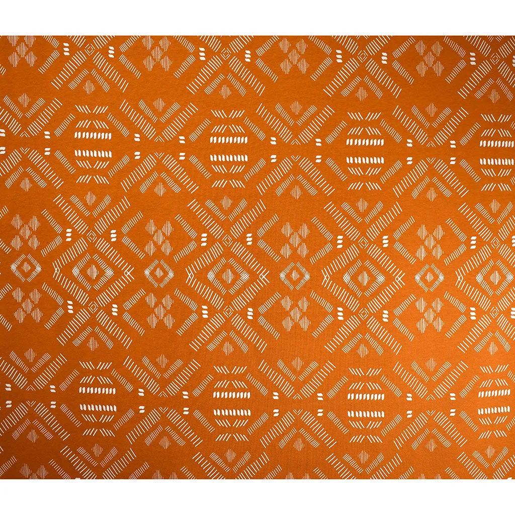 See You at Six Pattern Stripes Geometric French Terry Autumnal Brown SY