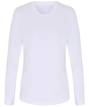 White - Women's TriDri® long sleeve performance t-shirt