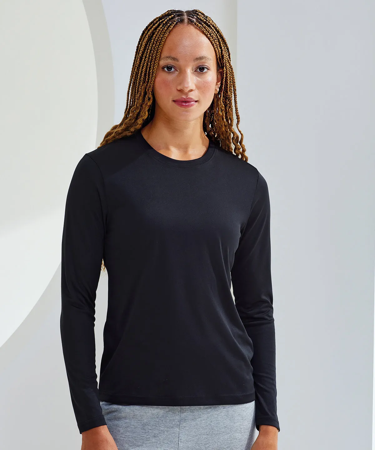 White - Women's TriDri® long sleeve performance t-shirt